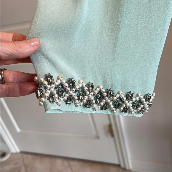 Elegant Mint Green Embellished Dress Alice +Olivia Elegant Mint Green Embellished Dress Alice +Olivia